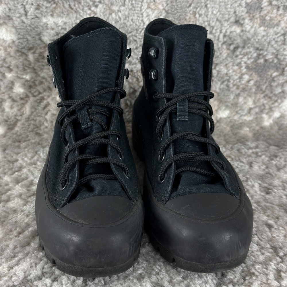 Converse Size 7 Chuck Taylor All Star Lugged Heel Shoes Sneakers Lace Up Black - Picture 2 of 9